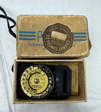 Vintage Pierce Exposure Meter Still Model Camera Light extension Excellent Cond