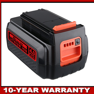 40V 4.0Ah LBX2040 for Black and Decker 40 Volt Lithium Battery LBXR36 LBX1540 US