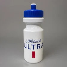 Michelob ULTRA Water Bottle Sports Cycling Gym rHDPE BPA Free 20 oz NEW 8” Tall