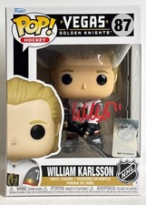 William Karlsson Signed Las Vegas Knights NHL Funko #87 Inscrip Authentic Auto