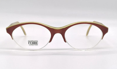 Gianfranco Ferre GFF 644 Halb­rand Brille Damen Glasses Frame Old Stock Y2K