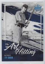 2022 Panini Diamond Kings The Art of Hitting Holo Blue 91/99 Ty Cobb HOF 0ud4