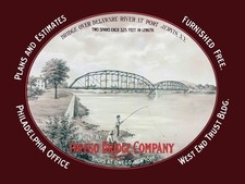 Owego Bridge Co. Port Jervis New York Bridge NEW METAL SIGN: 9x12" Ships Free