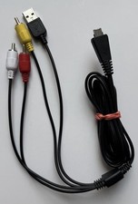 Sony Type 3 Multi-use AV USB RCA Terminal Cable for Cyber-shot Digital Cameras