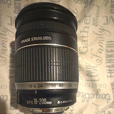 Canon EF-S 18-200mm f/3.5-5.6 IS Zoom Lens Auto/Manual Focus 72mm