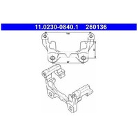2X Halter Bremssattel Hinten FüR Jaguar XJ X350 X351 X358 05 Bis 19 ATE Teil 7G