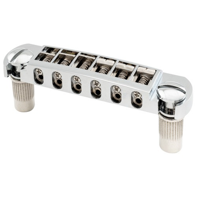 #ad Musiclily Pro Chrome 52.5mm Tune O Matic Pigtail Wraparound Bridge For LP Guitar $16.69