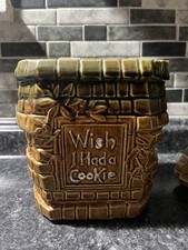 8x10” Vintage McCoy Pottery Wishing Well Cookie Jar 