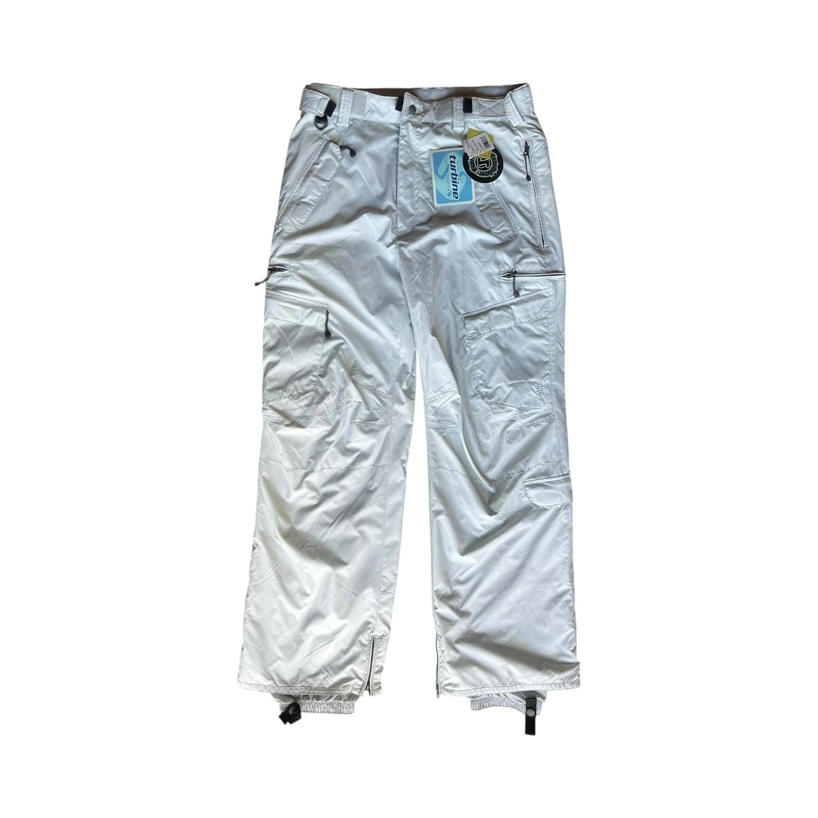 NWT Turbine Siren Large Snow Pants Ski/Snowboard Waterproof $129 Grey Powder