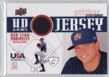 2009 Upper Deck Signature Stars USA Star Prospects UD Game Jersey Sonny Gray 9ld