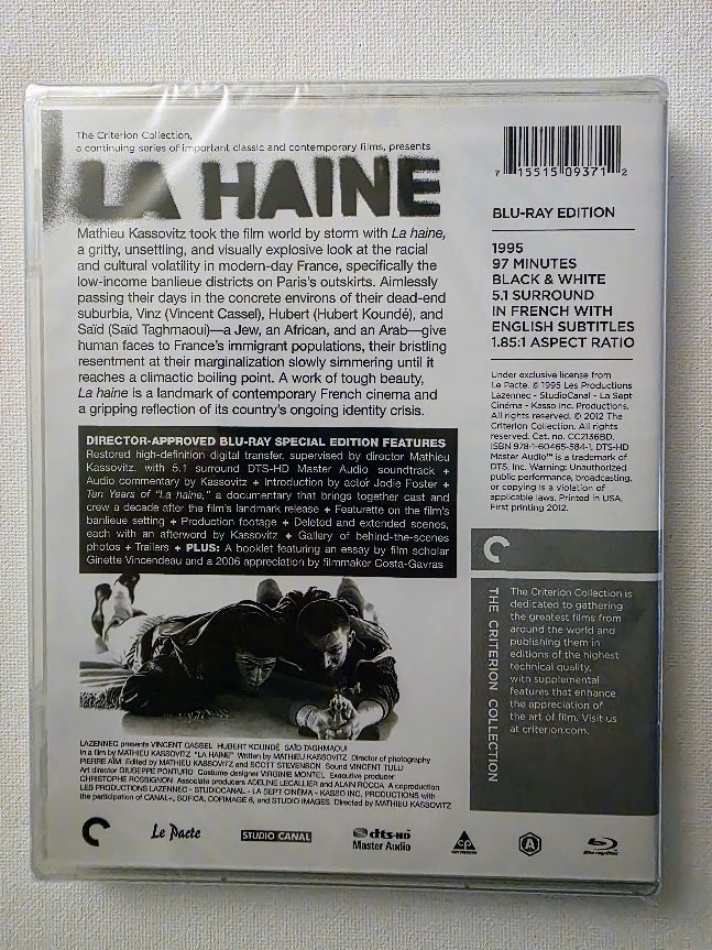 La Haine [The Criterion Collection] [Blu-ray] 715515093712| eBay