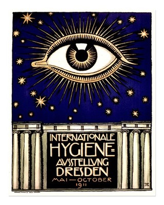 Vintage Augen Wandkunst Mystisches Sternennacht Design Mystische Wand