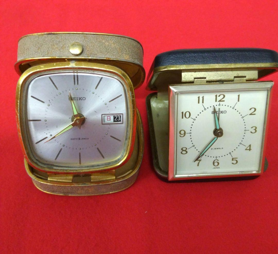 Vintage Seiko Hand-Winding Travel Watch with Patina