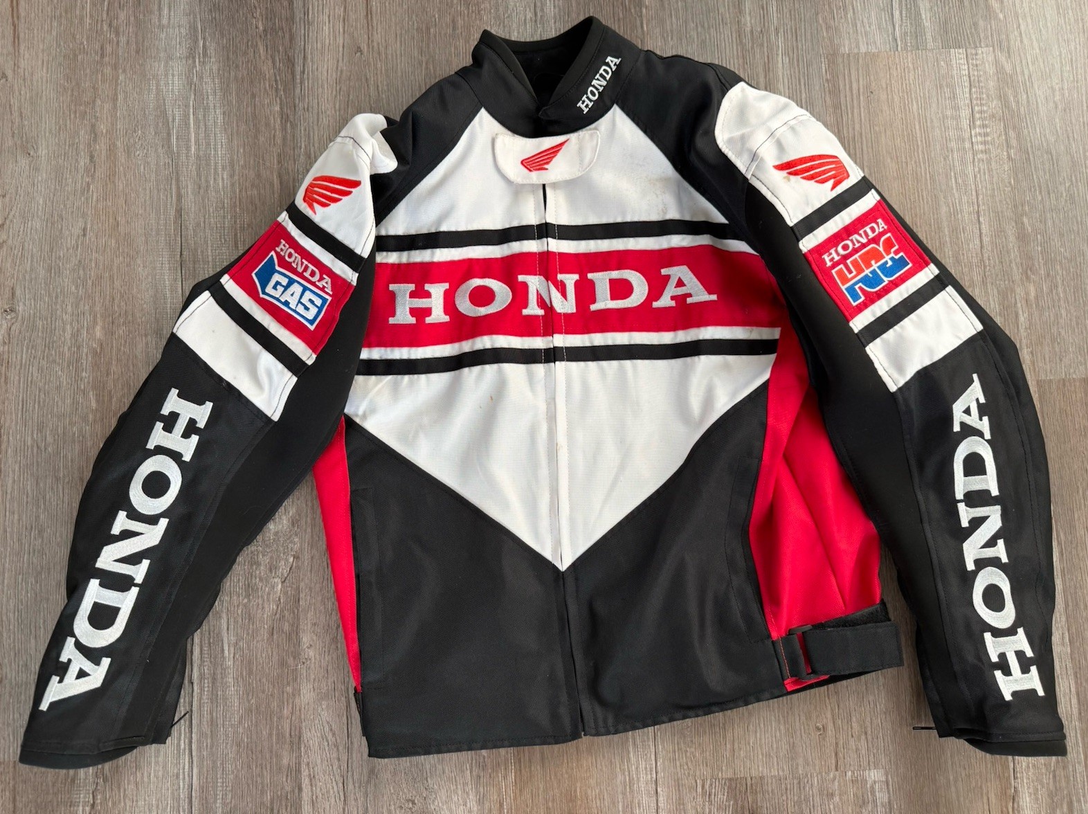 RARE Vintage Honda HRC Racing Motorcycle Jacket - Med… - Gem