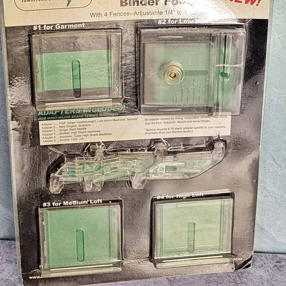 NEW Martelli Stitch-N-Ditch Binder Foot with 4 Fences Adjustable 1/4" to 1" - Image 3 of 4