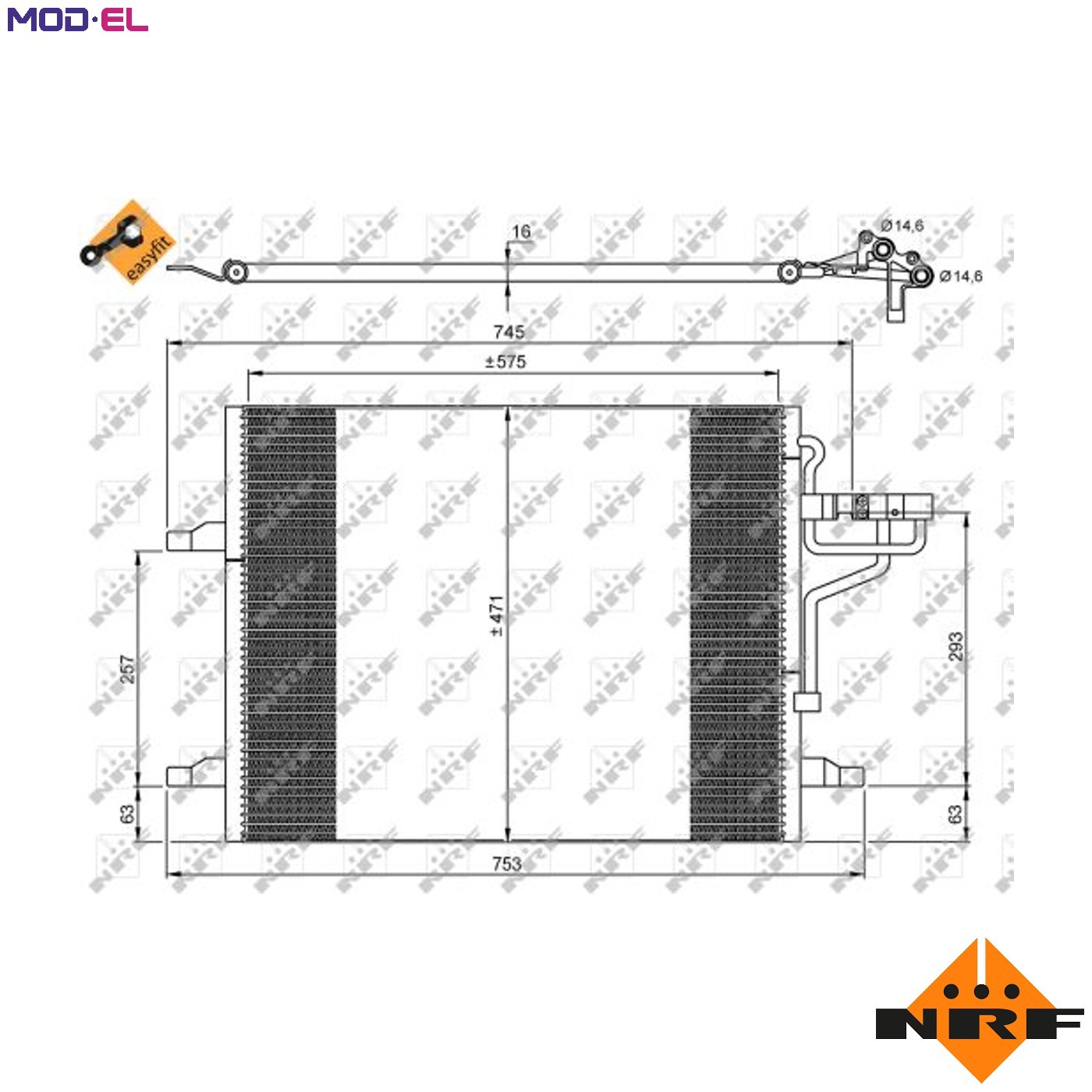 NRF Air-con Condenser - 35936 - Image 9