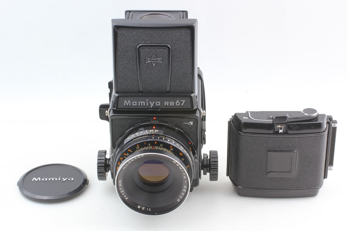 N MINT] Mamiya RB67 Pro S Film Camera Sekor 127mm f3.8 Lens 120