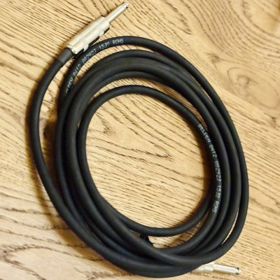 10 ft BELDEN 8412 Guitar Cable Black with Switchcraft 280/280