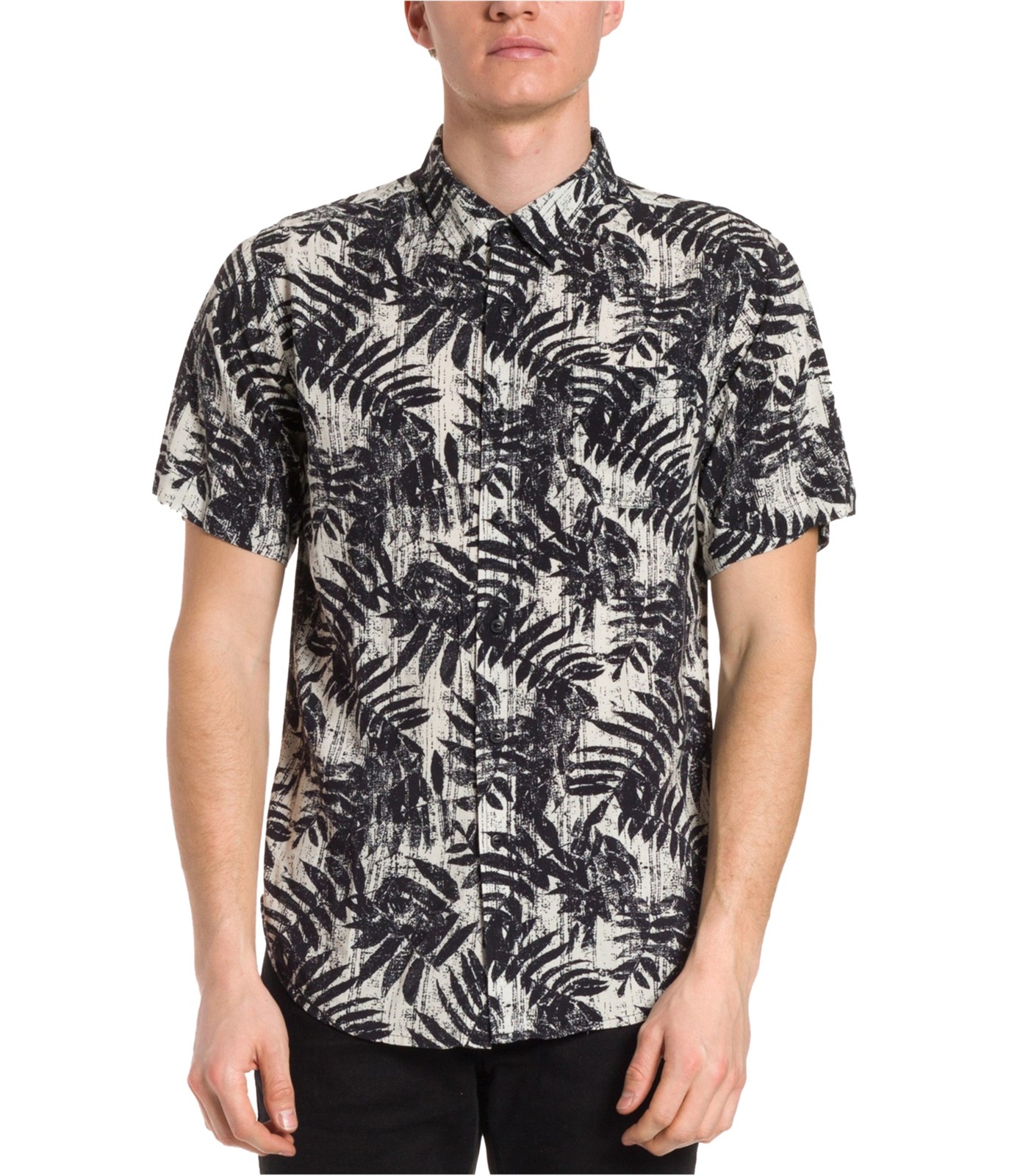 Мужская рубашка из Линна на пуговицах Ezekiel темно-белая маленькая 4090₽