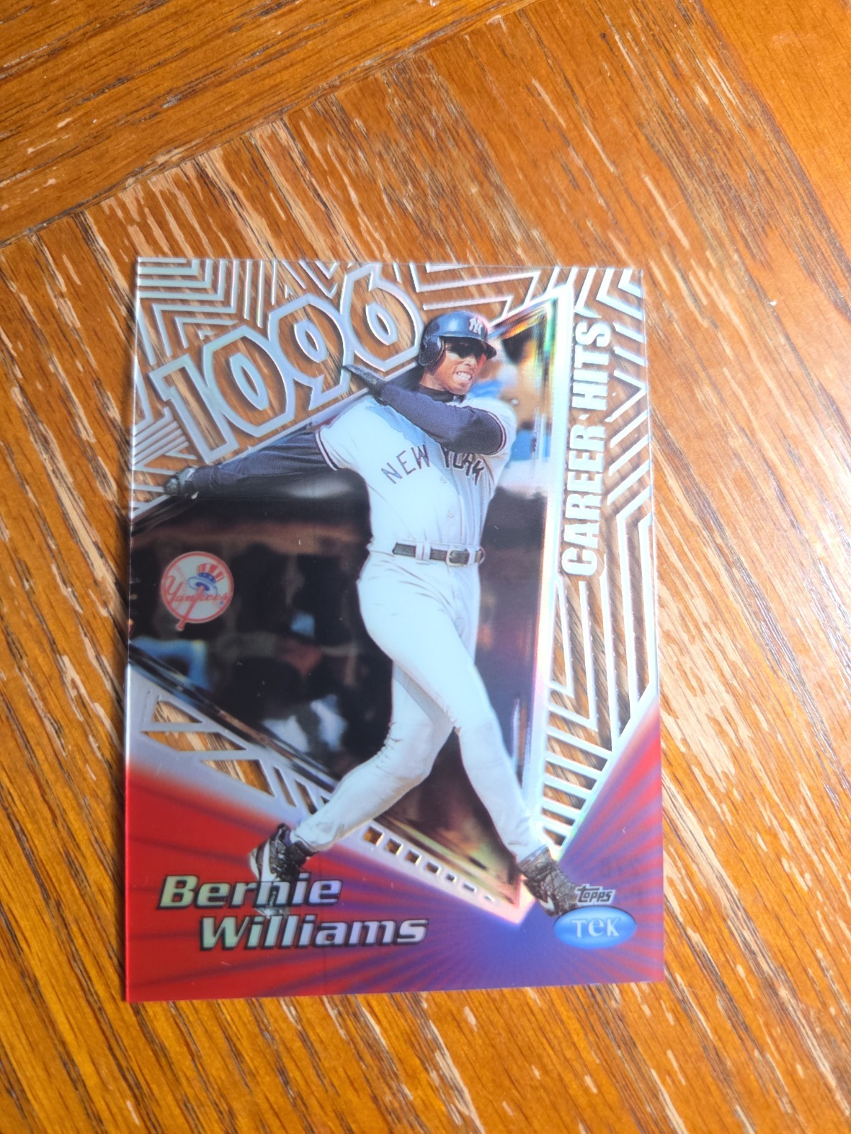 1999 Topps Tek Bernie Williams Card # 27B P-26