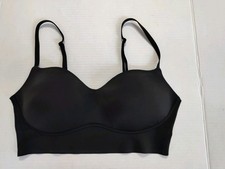True  Co Black Wirefree Bra Size Large with Adjustable Straps