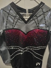 NWT GK Leotard 3/4 Sleeve Length Size AM