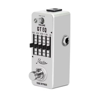 1X( Gitarren-Equalizer-Pedal Gitarreneffektpedal 5-Band-Parametric-EQ B9R4)9618
