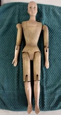 24” Antique Wooden Mannequin Doll