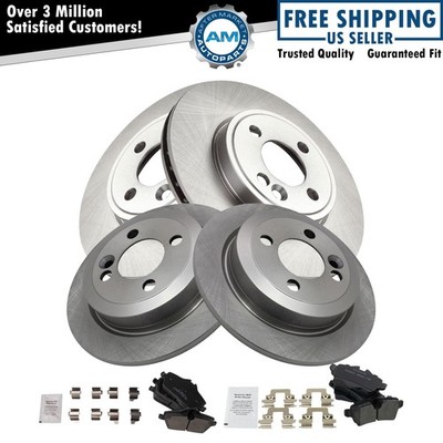 Brake Pad & Rotor Kit Ceramic Fits 2007-2015 Mini Cooper