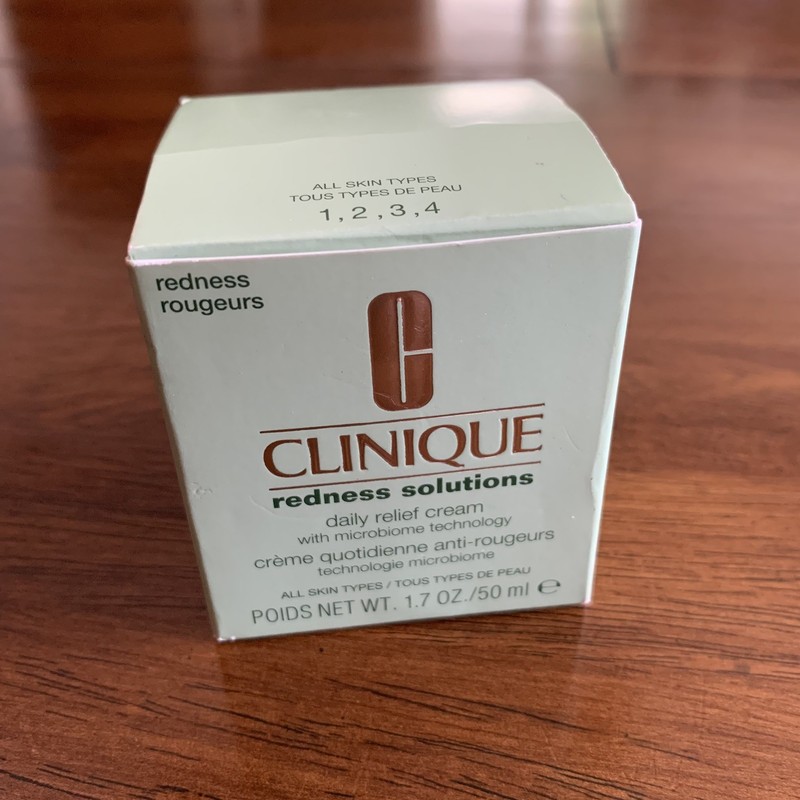 Clinique Redness Solutions Daily Relief Cream  / Microbiome Technology 1.7oz NEW
