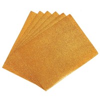 Eva-Schaumstoffplatten Glitzer Braun Gelb 27,5 X 21,5 Cm 2 Mm Dick 15 StüCk