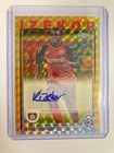 TOPPS CHROME 2025 KEN IZEKOR BAYER LEVERKUSEN GEOMETRIC AUTO 6/50..
