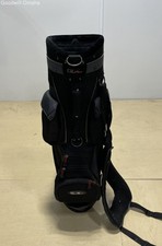 Ogio AREX Performance Golf Cart Bag Black W/ Rain Cover Shoulder Strap