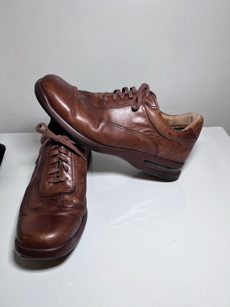 Chaussures Cole Haan Air Conner - Taille US 10.5, Cuir Bleu Délavé, Occasion