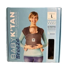 Baby K'Tan Breeze Baby Carrier Dark Gray Color - Size L