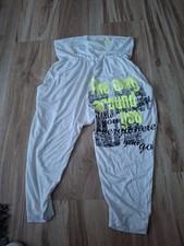 Damen Stoffhose kurz gebraucht weiß Gr.S