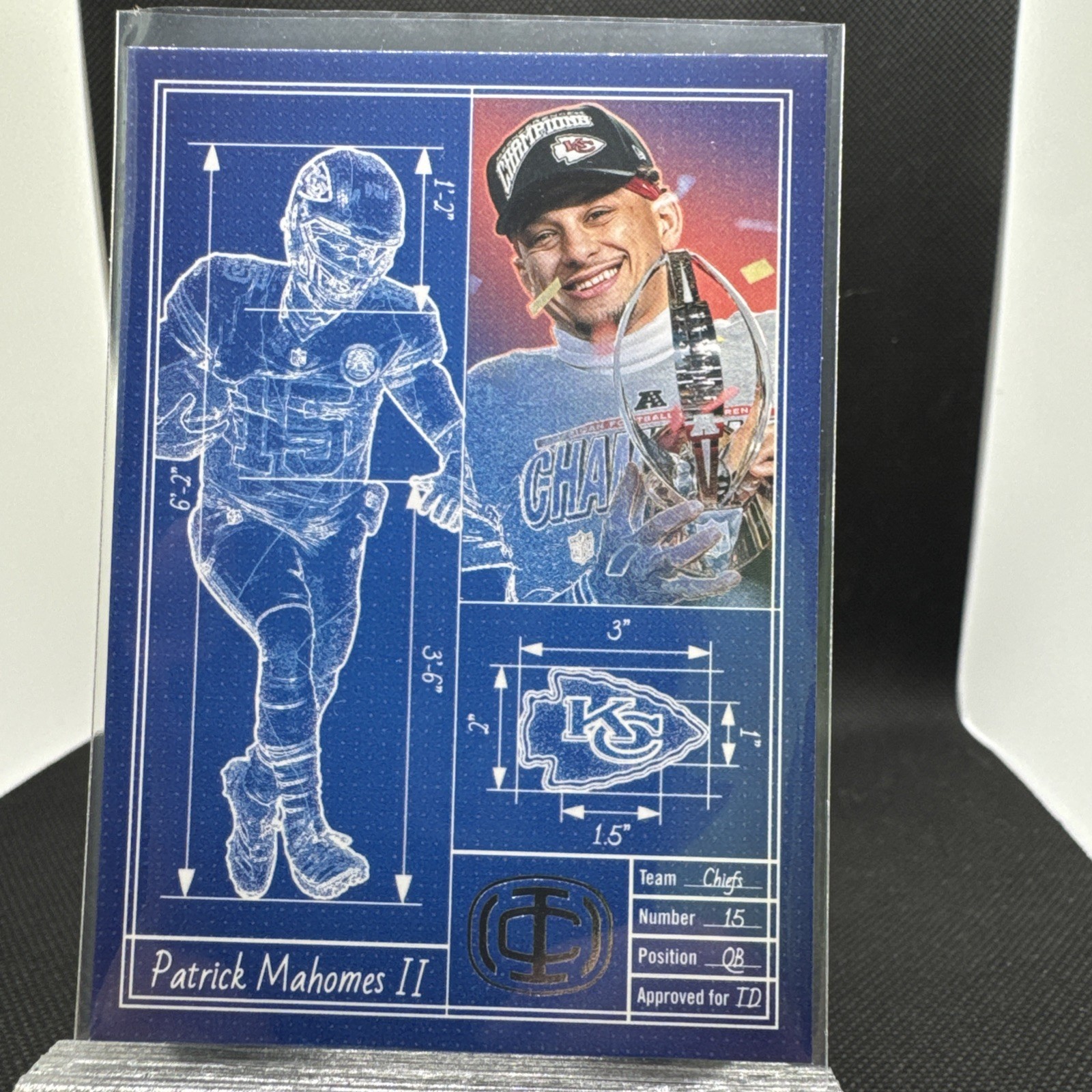 2025 Panini Icon Collection Patrick Mahomes #TA-11 Touchdown Architect