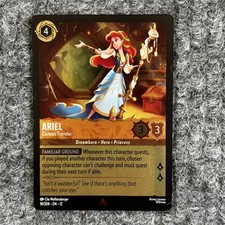 Disney Lorcana Wilds Unknown Ariel Curious Traveler Foil 18/204