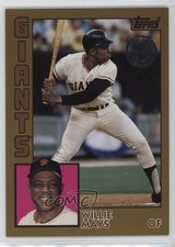 2019 Topps Update 1984 Topps Baseball Gold /50 Willie Mays #84-31 HOF 0b0
