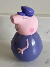 Peppa Pig Large Grandpa Pig Weeble - 5.5” Tall