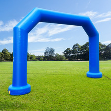 Wellcomer 21Ft PVC Polygon Inflatable Arch - Blue