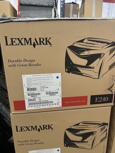 Lexmark E240 Mono Laser Printer A4 USB Network Parallel - Imagen 2 de 5