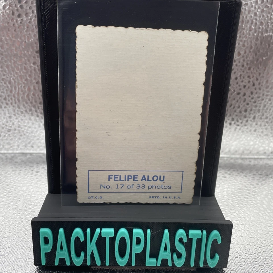 1969 Topps Deckle Edge Felipe Alou #17 Atlanta Braves Ex+ B2 - Imagem 3 de 4