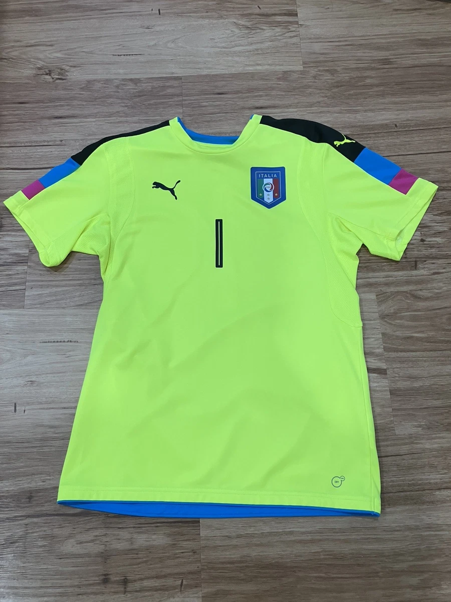 Maillot Buffon Italie 2004 – Puma, Gardien, Taille XL, Numéro 1
