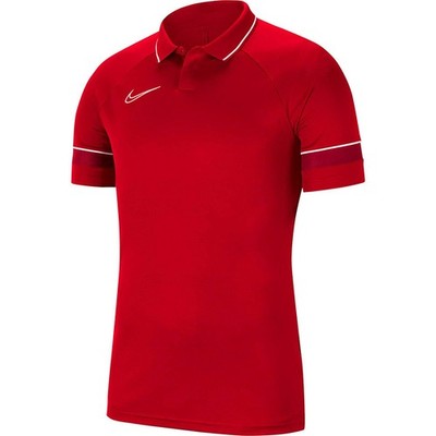 Koszulka dla dzieci Nike Dri-FIT Academy 21 Polo SS Czerwona CW6106 657 S Nike T