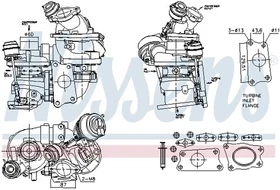 TURBOLADER FÜR MAZDA 6 STUFENHECK (GJ, GL) - NISSENS 93864