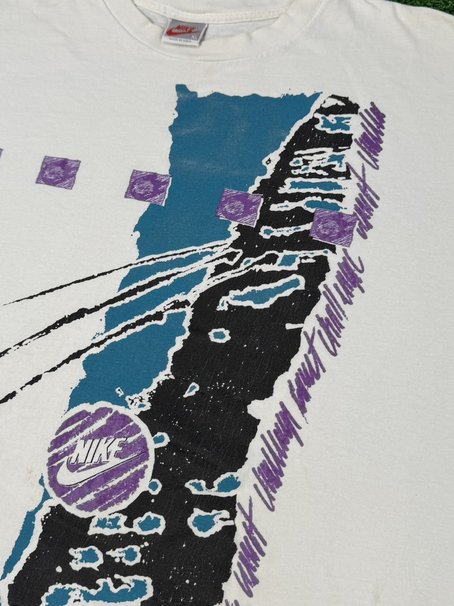 美品 レア 90's NIKE CHALLENGE COURT アガシ 半袖 VINTAGE Nike Challenge Court Andre Agassi Tennis Shirt Men's
