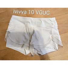 Ivivva Mesh Trim White Shorts 10