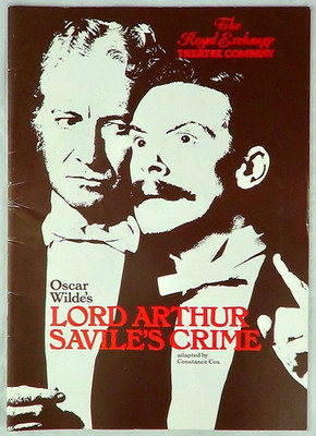 Lord Arthur Savile's Crime 1982 Royal Exchange Theatre Manchester Programme