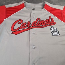 St. Louis Cardinals Lrg Jersey MLB Genuine MLB Baseball Dynasty Allstars Red USA